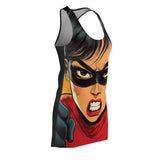 Super Meteor Myeong Women's Cut & Sew Racerback Dress (AOP)