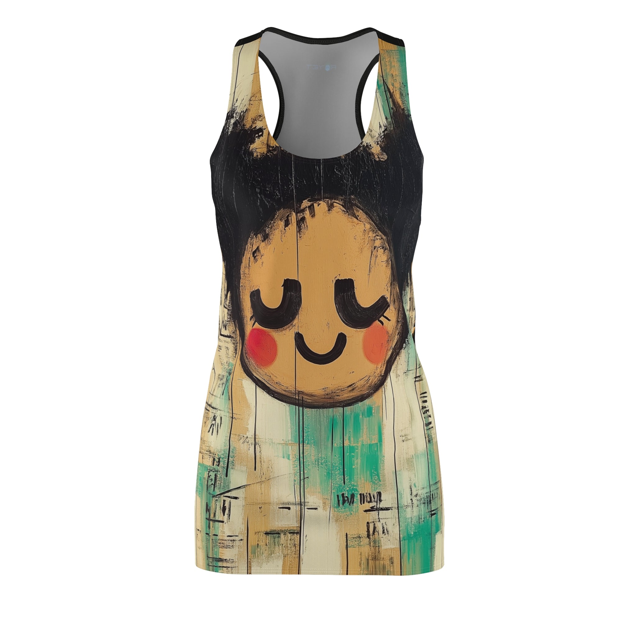 Facing Desire Women's Cut & Sew Racerback Dress (AOP)