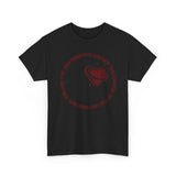 "You Are Not the Center of the Universe, But You Are The Universe" Retro Heart Graphic Tee