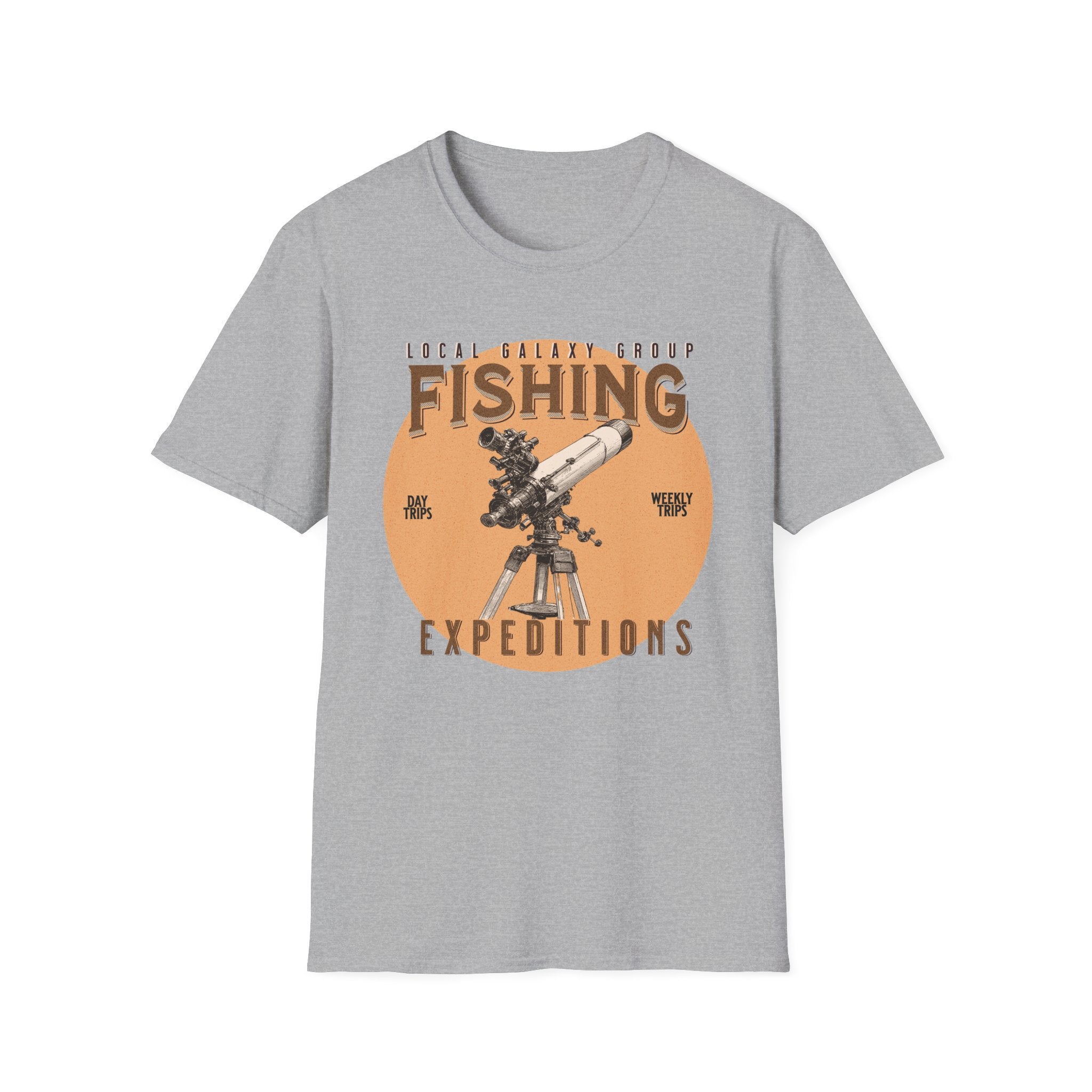 Fishing for Stars T-Shirt — Amateur Astronomer Telescope Tee