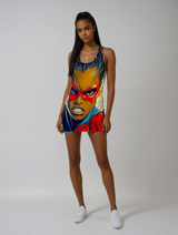 Super Enlighted Elois Women's Cut & Sew Racerback Dress (AOP)