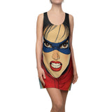 Super Steel Sakura Women's Cut & Sew Racerback Dress (AOP)