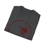 "You Are Not the Center of the Universe, But You Are The Universe" Retro Heart Graphic Tee