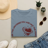 "You Are Not the Center of the Universe, But You Are The Universe" Retro Heart Graphic Tee