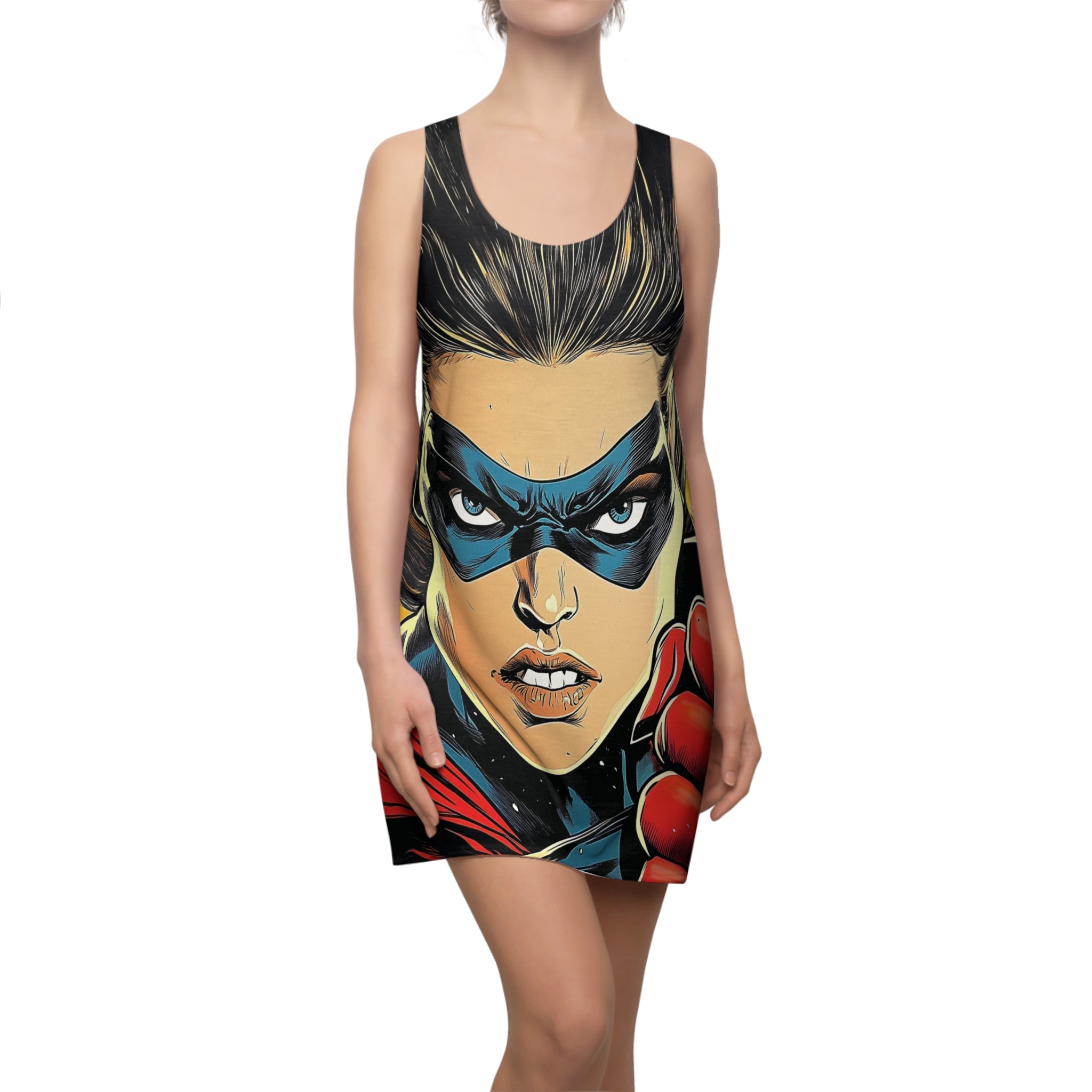 Super Wonder Willow Copy of Women's Cut & Sew Racerback Dress (AOP)