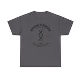 ΩThe End All Of Common Ground - DNA Connected T-Shirt — "Nothing Is Foreign" Illustrated In Black