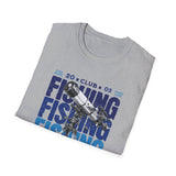 Fishing Club Graphic T-Shirt — Vintage Angler Design ("Fishing" Text)