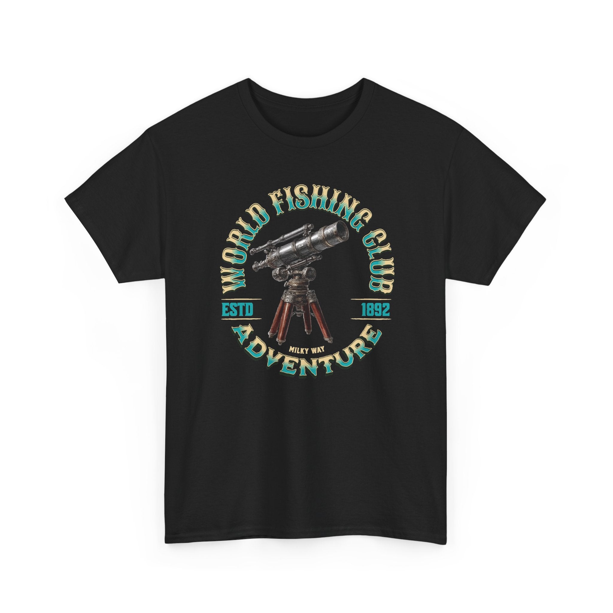 Fishing for Stars T-Shirt — Amateur Astronomer Telescope Tee