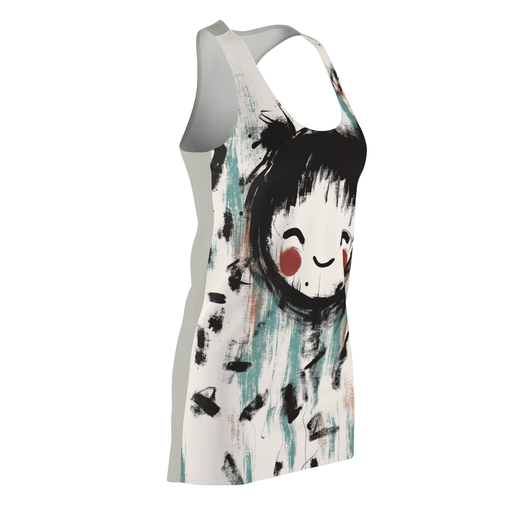 Facing Surprise Women's Cut & Sew Racerback Dress (AOP)