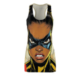 Super Almighty Aiysha Women's Cut & Sew Racerback Dress (AOP)