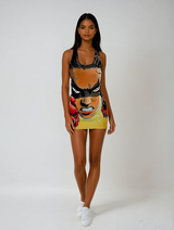 Women's Cut & Sew Racerback Dress (AOP)