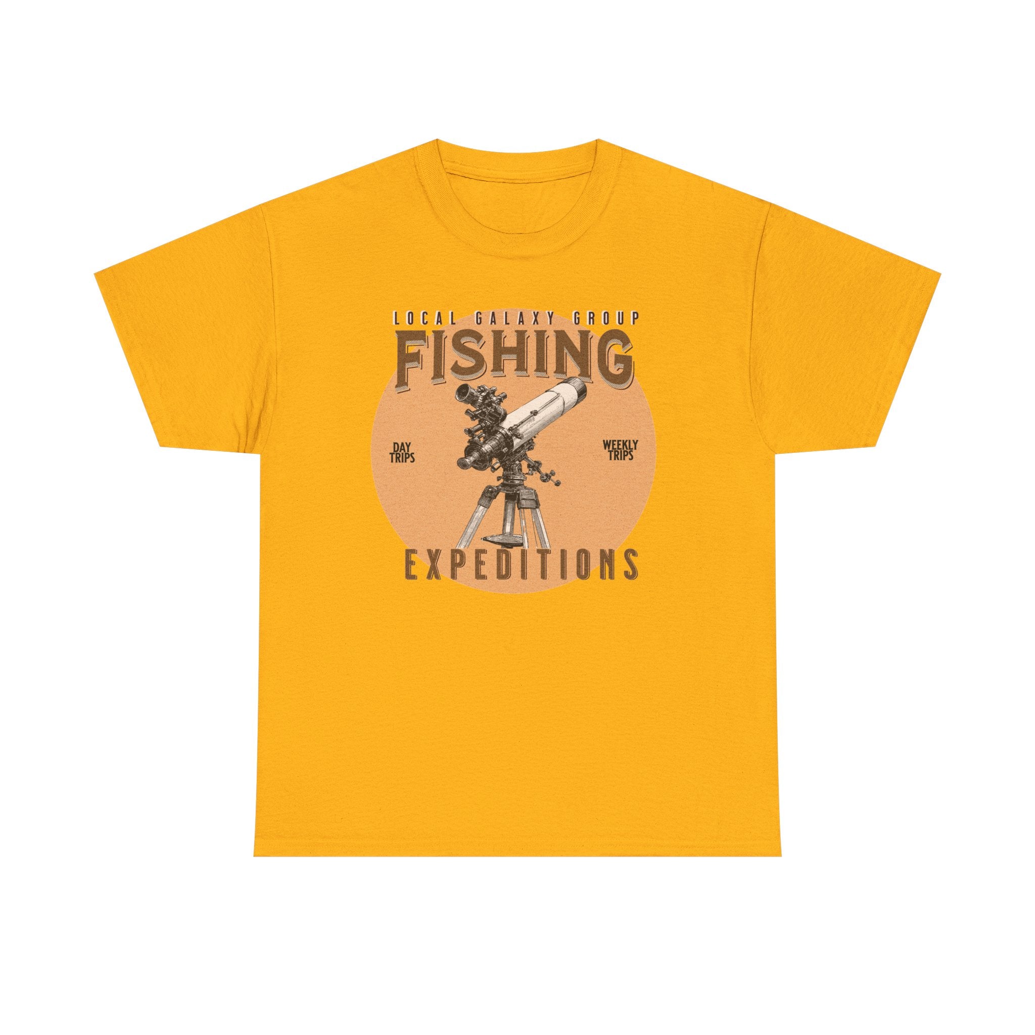 Fishing for Stars T-Shirt — Amateur Astronomer Telescope Tee