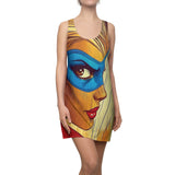 Super Perplexing Pearl Women's Cut & Sew Racerback Dress (AOP)