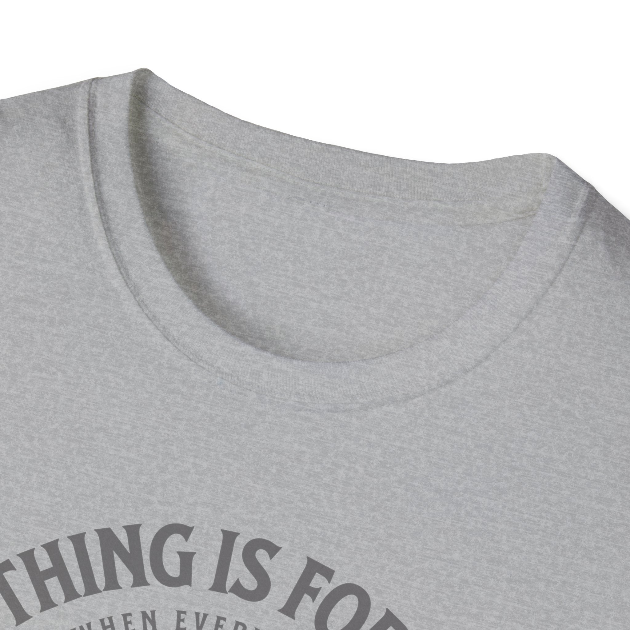 ΩThe End All Of Common Ground - DNA Connected T-Shirt — "Nothing Is Foreign" Illustrated In Gray
