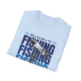 Fishing Club Graphic T-Shirt — Vintage Angler Design ("Fishing" Text)