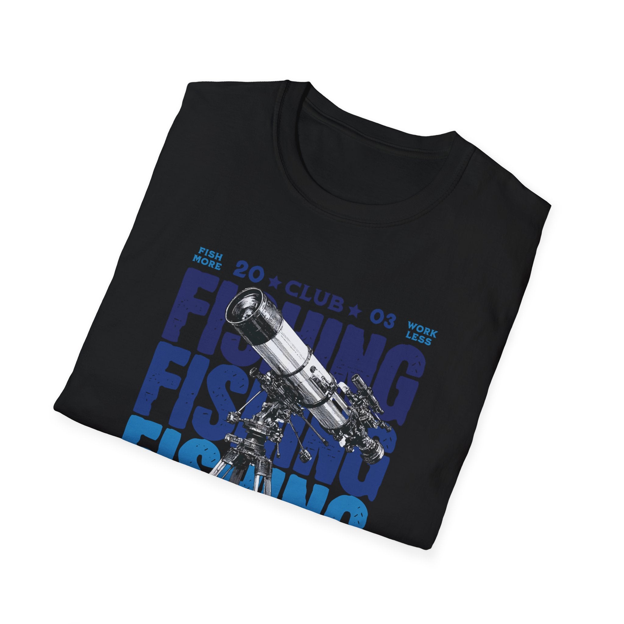 Fishing Club Graphic T-Shirt — Vintage Angler Design ("Fishing" Text)