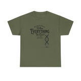 ΩThe End All Of Common Ground - DNA Connected T-Shirt — "Nothing Is Foreign" Illustrated In Black