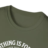 ΩThe End All Of Common Ground - DNA Connected T-Shirt — "Nothing Is Foreign" Illustrated In White