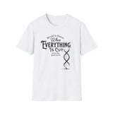 ΩThe End All Of Common Ground - DNA Connected T-Shirt — "Nothing Is Foreign" Illustrated In Black
