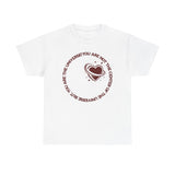 "You Are Not the Center of the Universe, But You Are The Universe" Retro Heart Graphic Tee