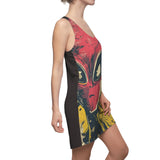 Side Eye Alien Women's Cut & Sew Racerback Dress (AOP)
