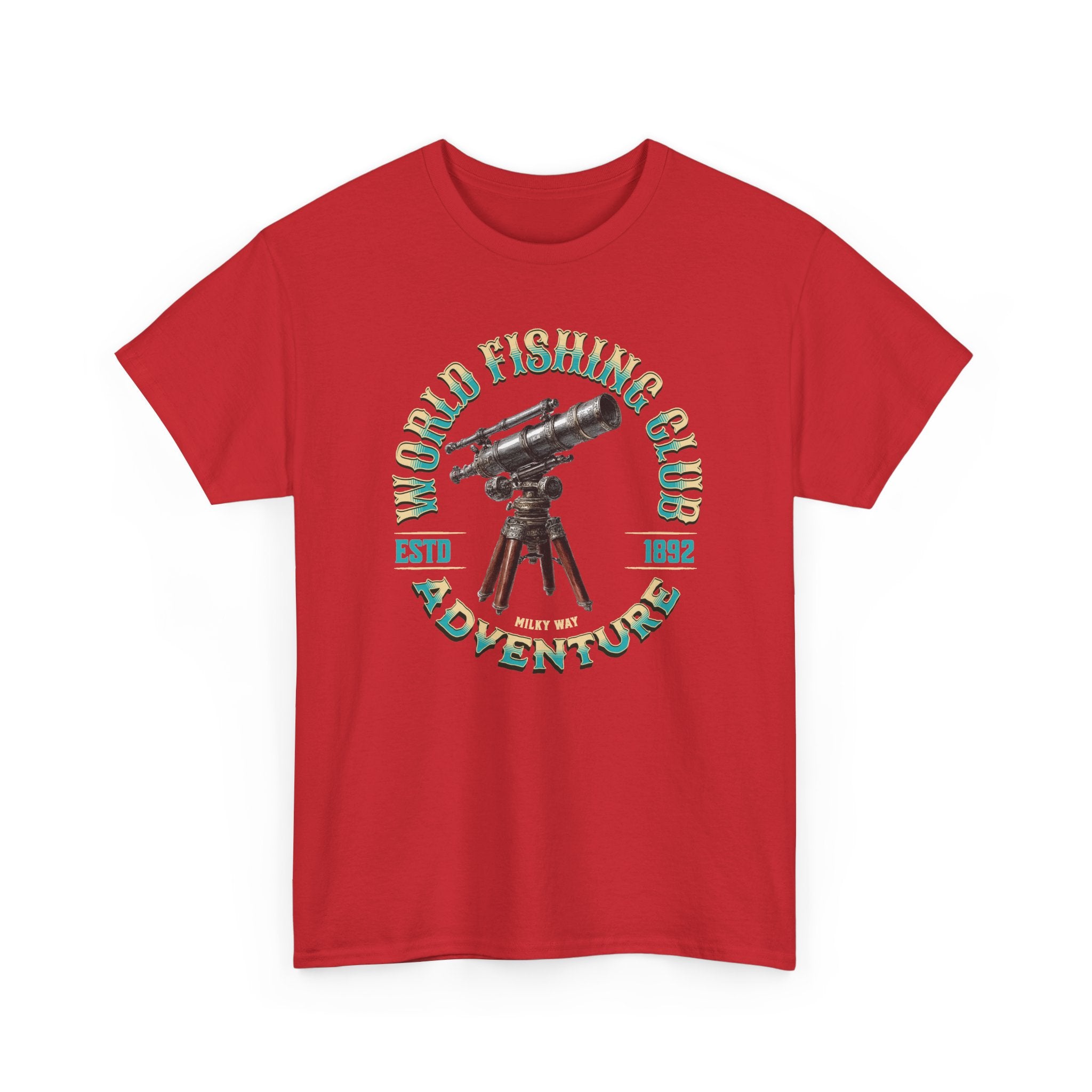 Fishing for Stars T-Shirt — Amateur Astronomer Telescope Tee