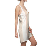 Earth Tone Vert Women's Cut & Sew Racerback Dress (AOP)