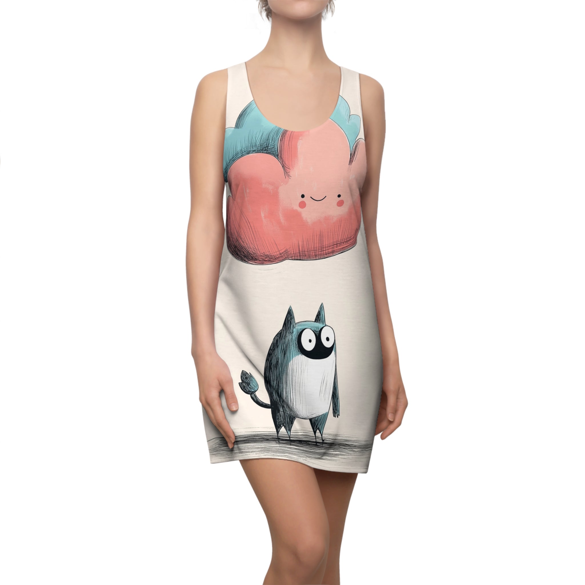 Constant Companions Women's Cut & Sew Racerback Dress (AOP)