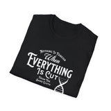 ΩThe End All Of Common Ground - DNA Connected T-Shirt — "Nothing Is Foreign" Illustrated In White