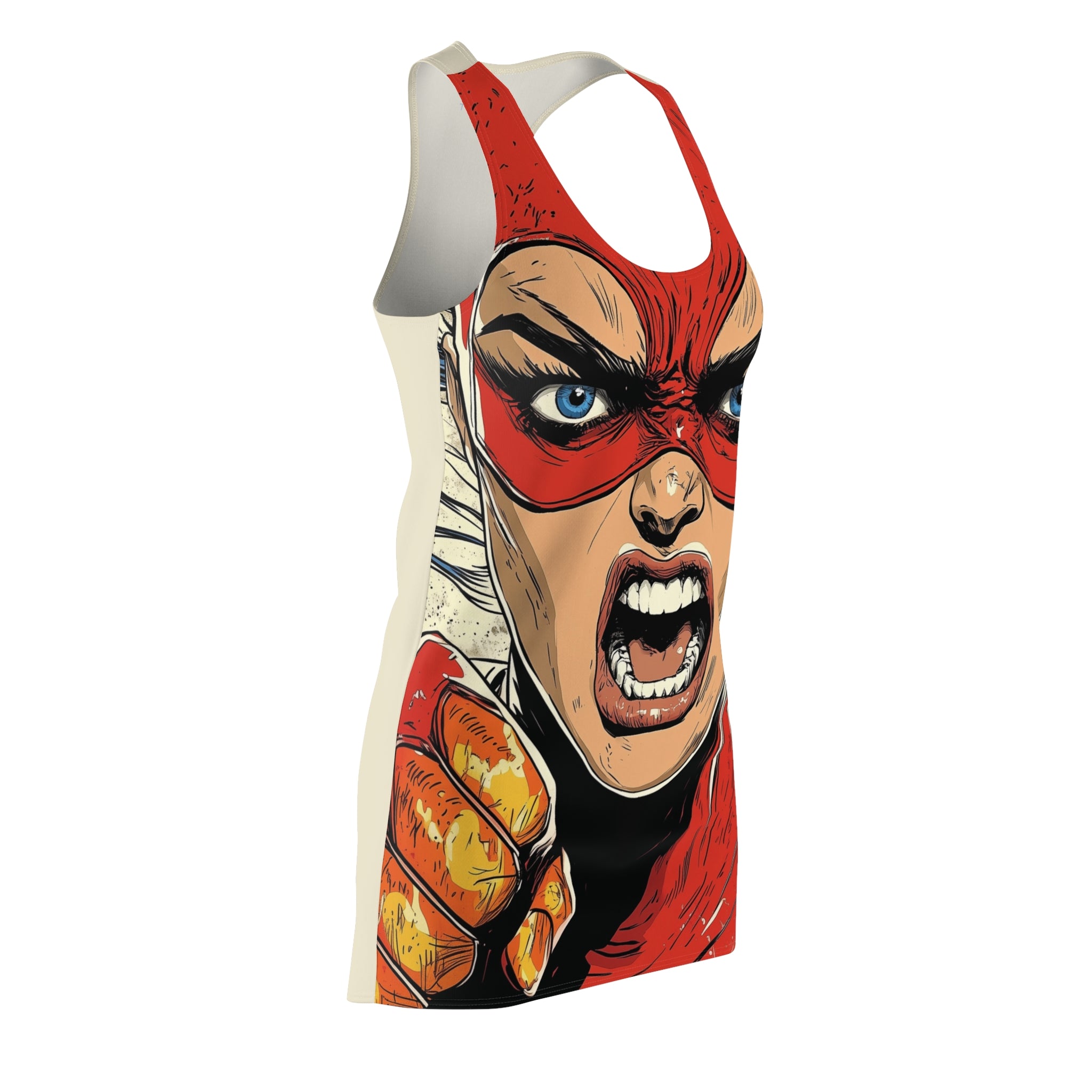 Super Lawless Lucia Women's Cut & Sew Racerback Dress (AOP)