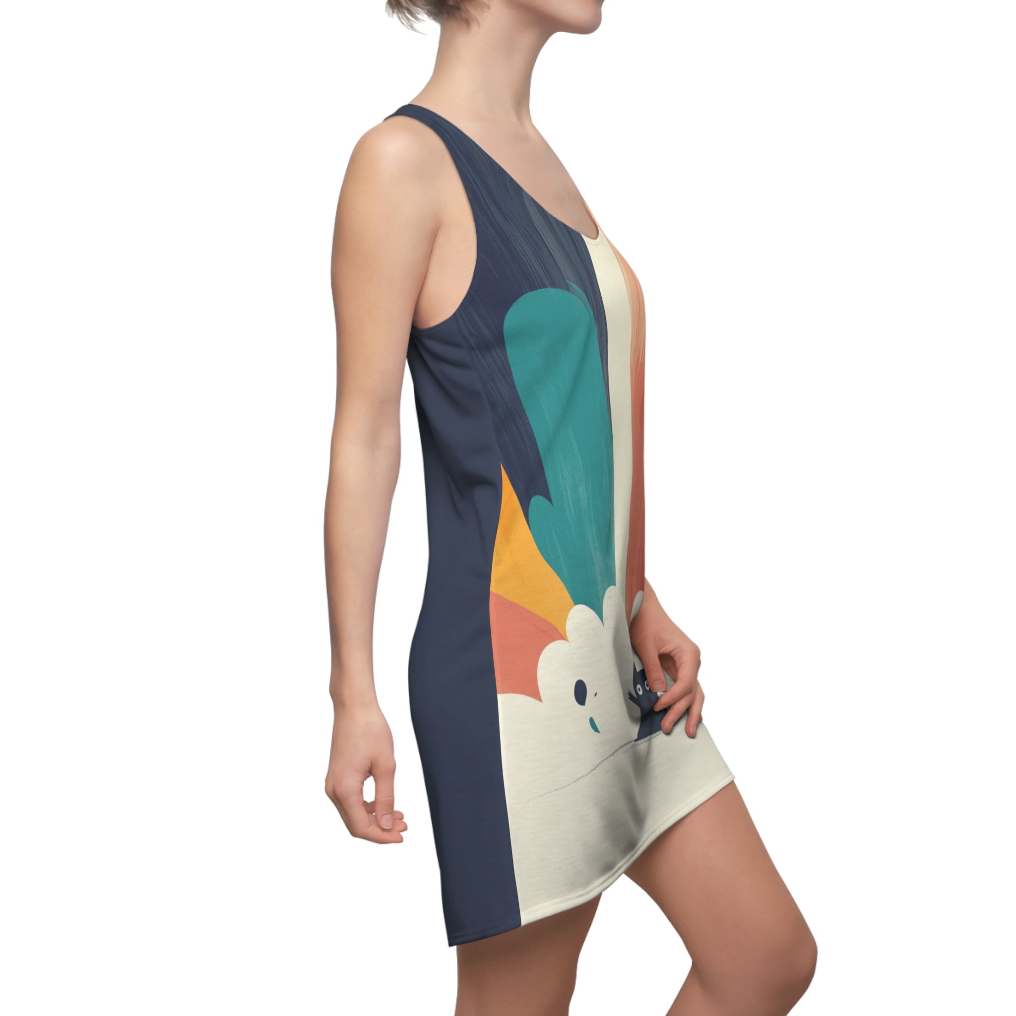 Copy of Women's Cut & Sew Racerback Dress (AOP)