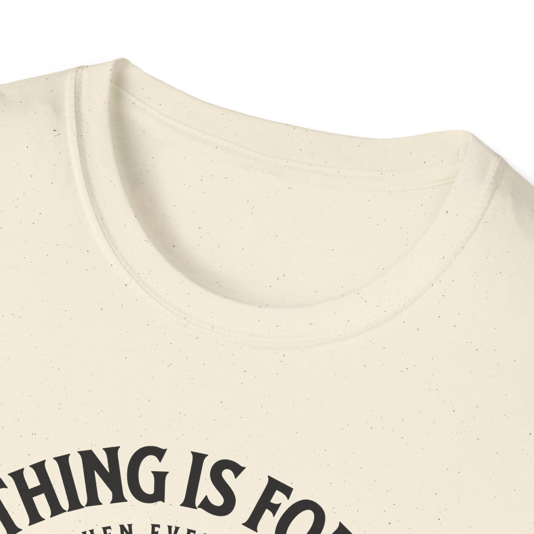 ΩThe End All Of Common Ground - DNA Connected T-Shirt — "Nothing Is Foreign" Illustrated In Black