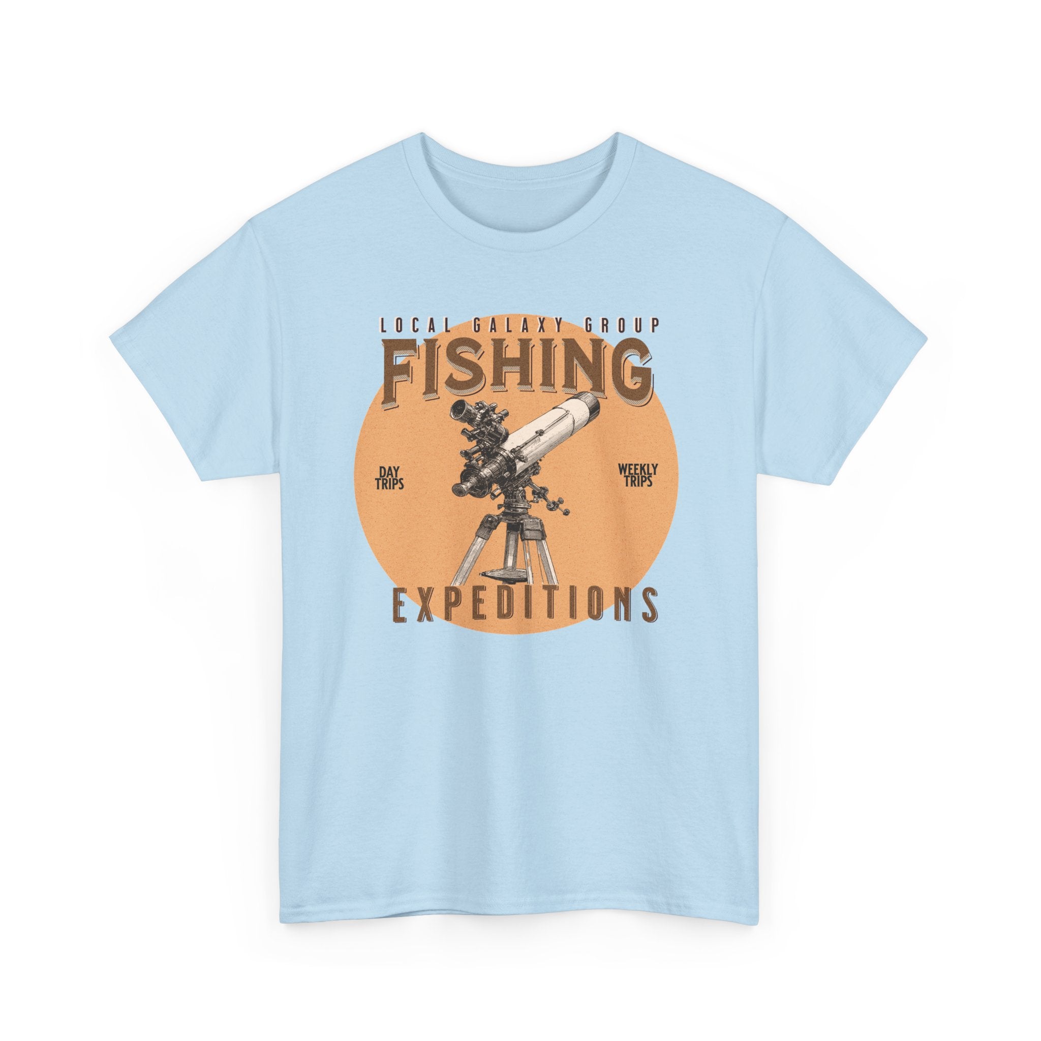 Fishing for Stars T-Shirt — Amateur Astronomer Telescope Tee