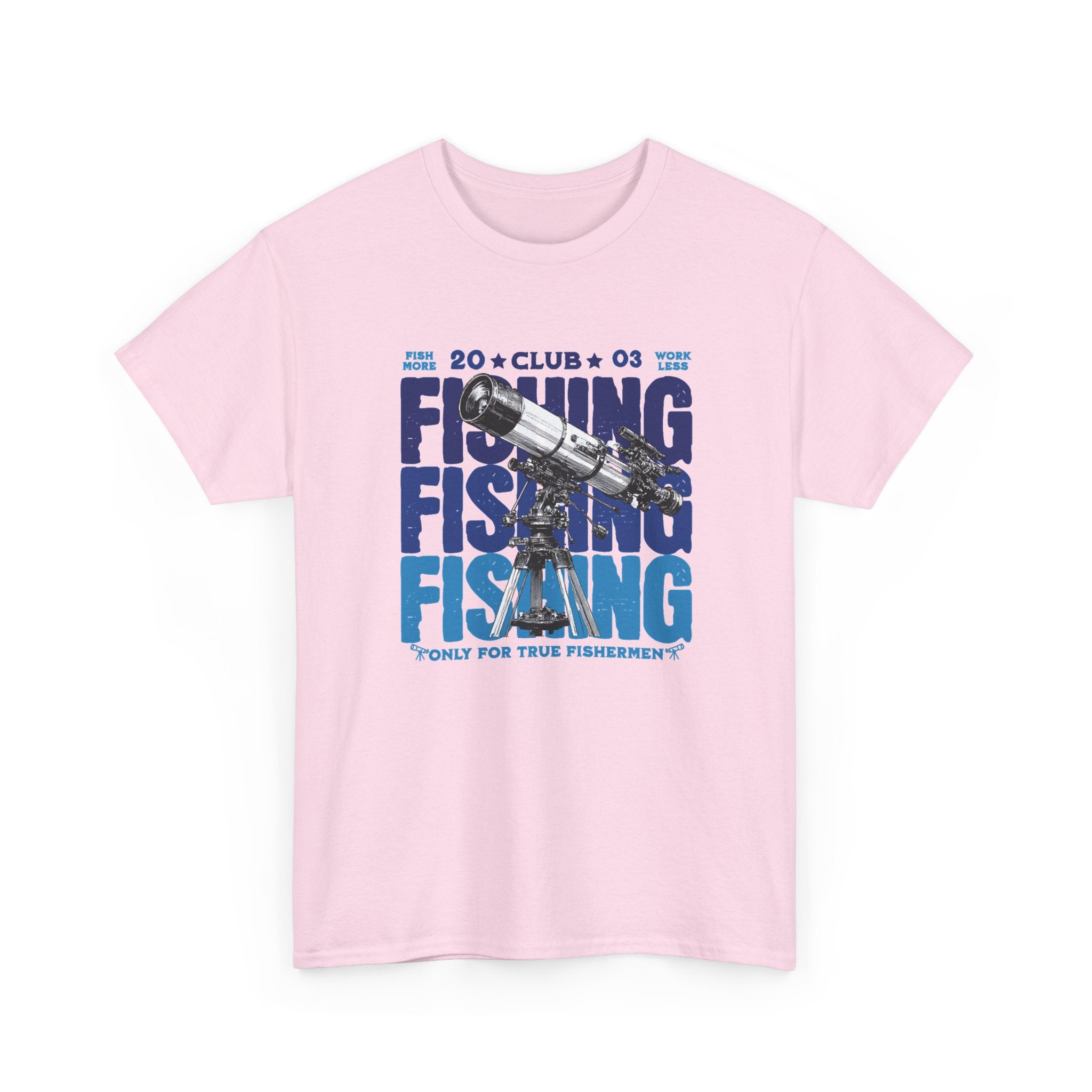 Fishing for Stars T-Shirt — Amateur Astronomer Telescope Tee
