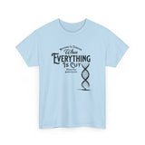 ΩThe End All Of Common Ground - DNA Connected T-Shirt — "Nothing Is Foreign" Illustrated In Black