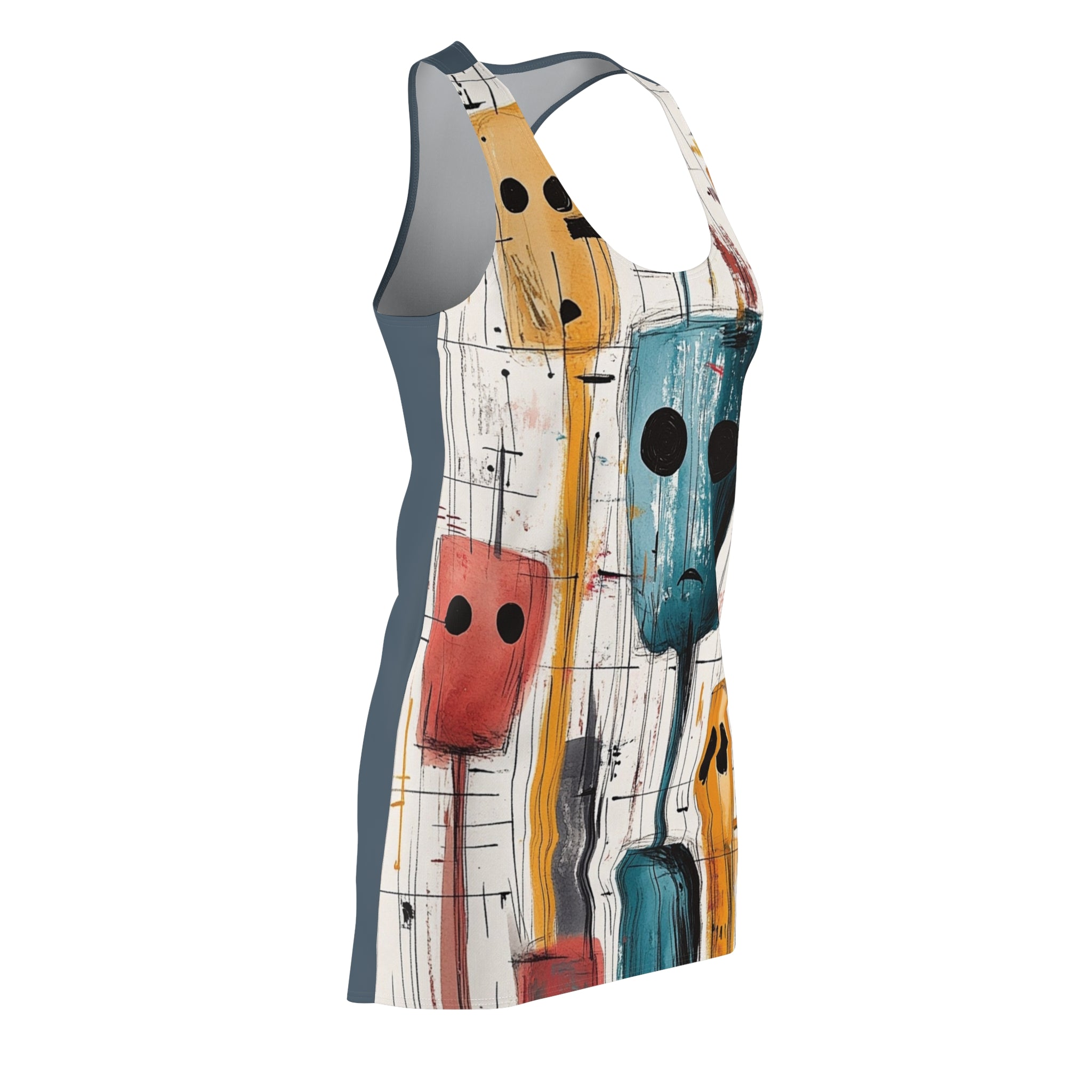 Flathead Flair Women's Cut & Sew Racerback Dress (AOP)