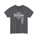 ΩThe End All Of Common Ground - DNA Connected T-Shirt — "Nothing Is Foreign" Illustrated In White