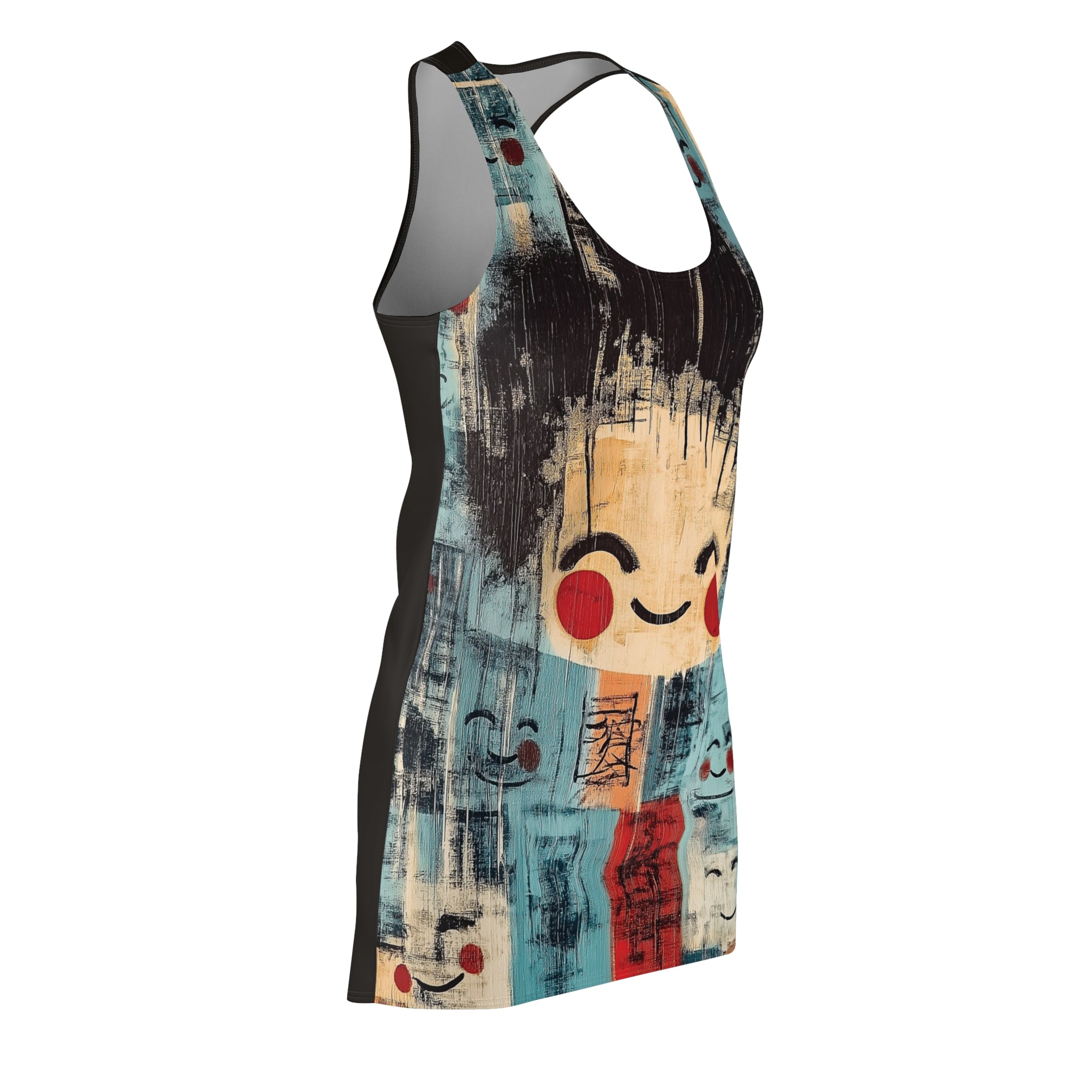 Facing Fear Women's Cut & Sew Racerback Dress (AOP)