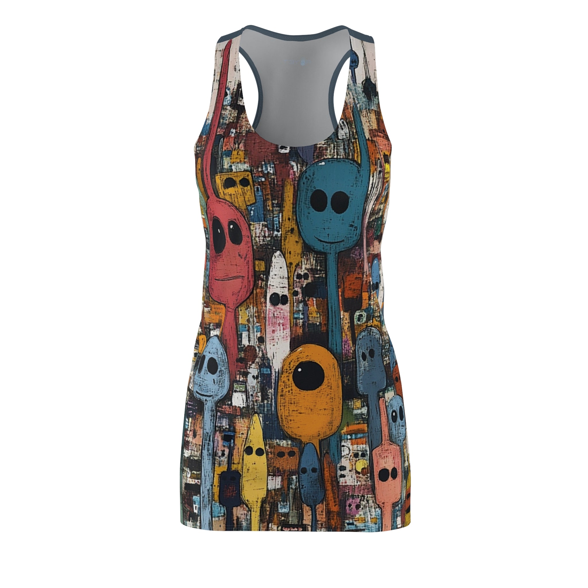 Confusion Confessional Women's Cut & Sew Racerback Dress (AOP)