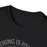 ΩThe End All Of Common Ground - DNA Connected T-Shirt — "Nothing Is Foreign" Illustrated In Gray