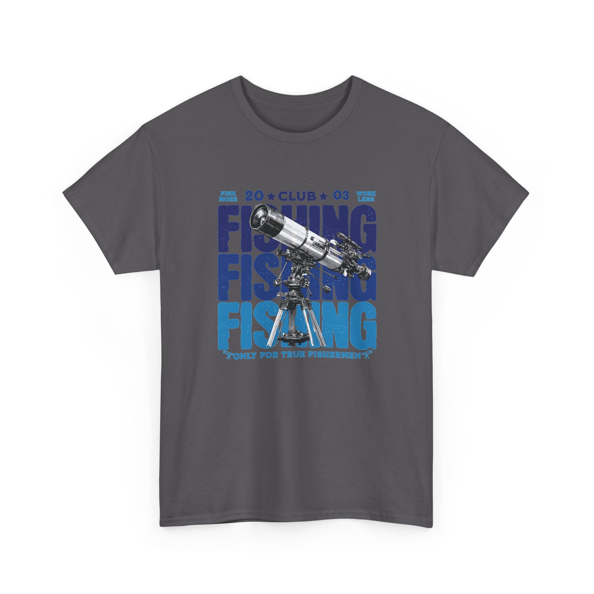 Fishing for Stars T-Shirt — Amateur Astronomer Telescope Tee
