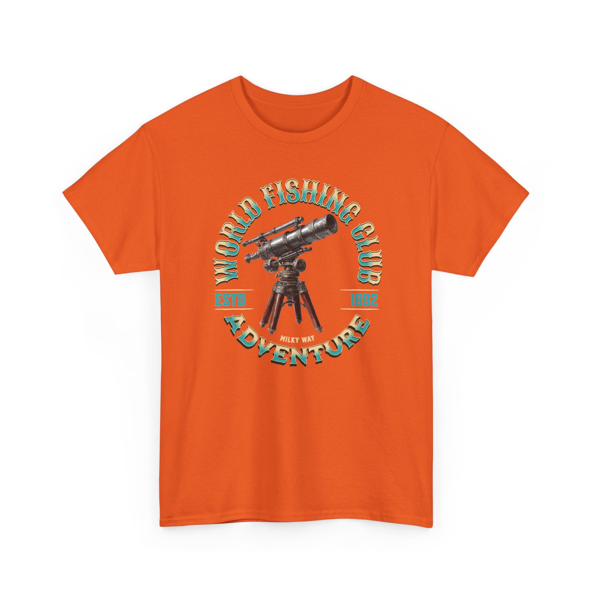 Fishing for Stars T-Shirt — Amateur Astronomer Telescope Tee