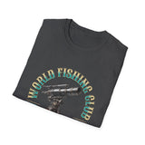 Fishing Club Graphic T-Shirt — Vintage Angler Design ("Fishing" Text)