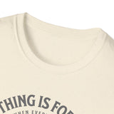 ΩThe End All Of Common Ground - DNA Connected T-Shirt — "Nothing Is Foreign" Illustrated In Gray