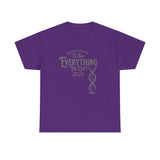 ΩThe End All Of Common Ground - DNA Connected T-Shirt — "Nothing Is Foreign" Illustrated In Gray