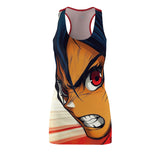 Searing Serena Women's Cut & Sew Racerback Dress (AOP)