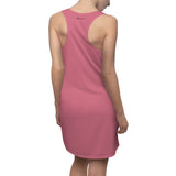 Blow Pink Blow True Dru  Women's Cut & Sew Racerback Dress (AOP)