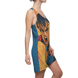 Super No Nonsense Nat Women's Cut & Sew Racerback Dress (AOP)