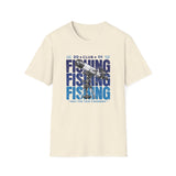 Fishing Club Graphic T-Shirt — Vintage Angler Design ("Fishing" Text)