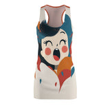 Facing Talent Women's Cut & Sew Racerback Dress (AOP)